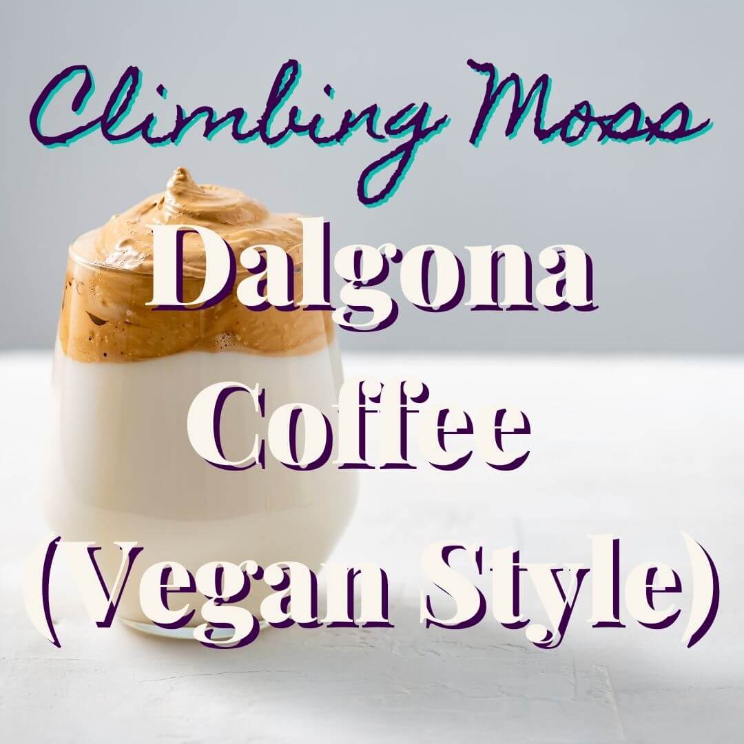 Climbing Moss tries Dalgona Coffee (Vegan edition)